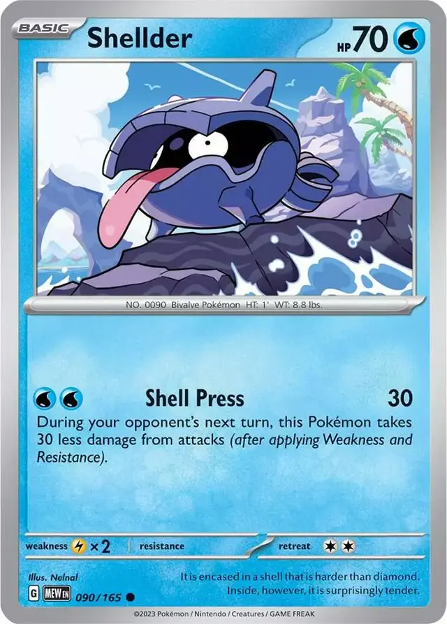 Shellder - Pokemon Scarlet & Violet 151 #90