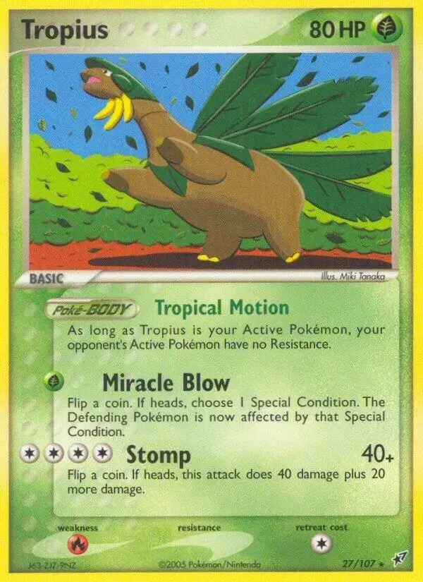 Tropius - Pokemon Deoxys #27