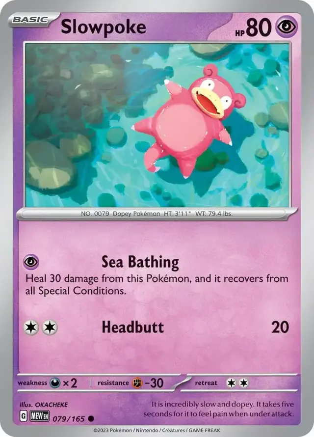 Slowpoke [Reverse Holo] - Pokemon Scarlet & Violet 151 #79