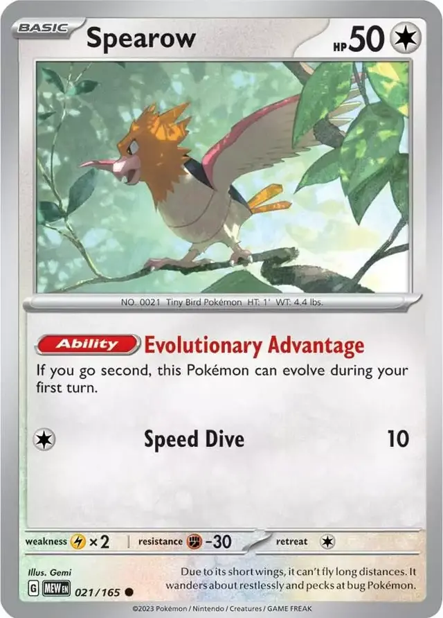 Spearow - Pokemon Scarlet & Violet 151 #21