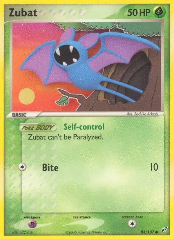 Zubat - Pokemon Deoxys #83