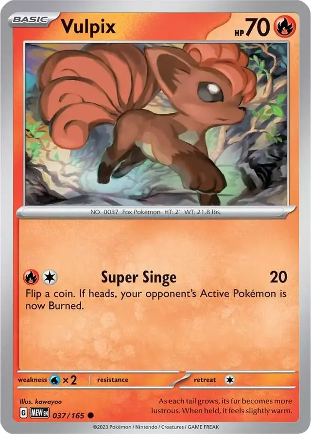 Vulpix [Reverse Holo] - Pokemon Scarlet & Violet 151 #37