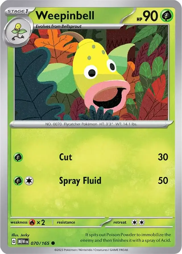 Weepinbell [Reverse Holo]