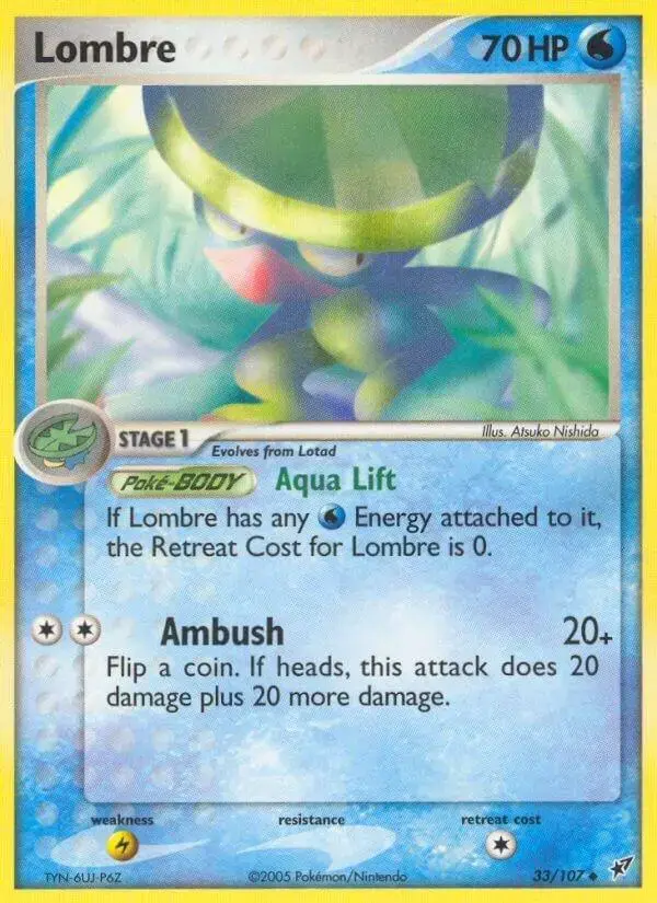 Lombre - Pokemon Deoxys #33