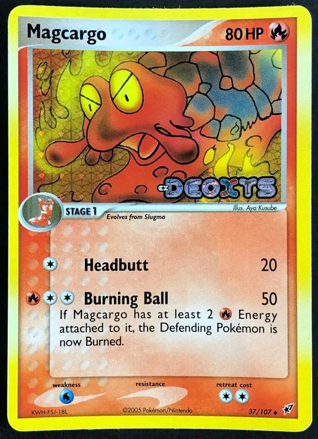 Magcargo [Reverse Holo] - Pokemon Deoxys #37
