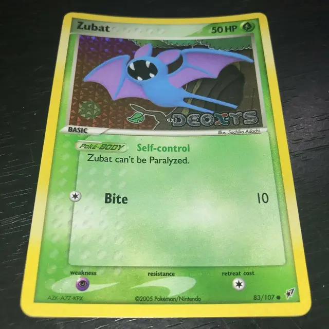 Zubat [Reverse Holo] - Pokemon Deoxys #83