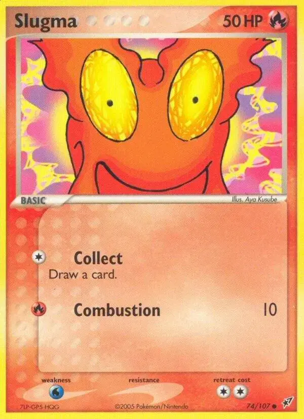 Slugma - Pokemon Deoxys #74