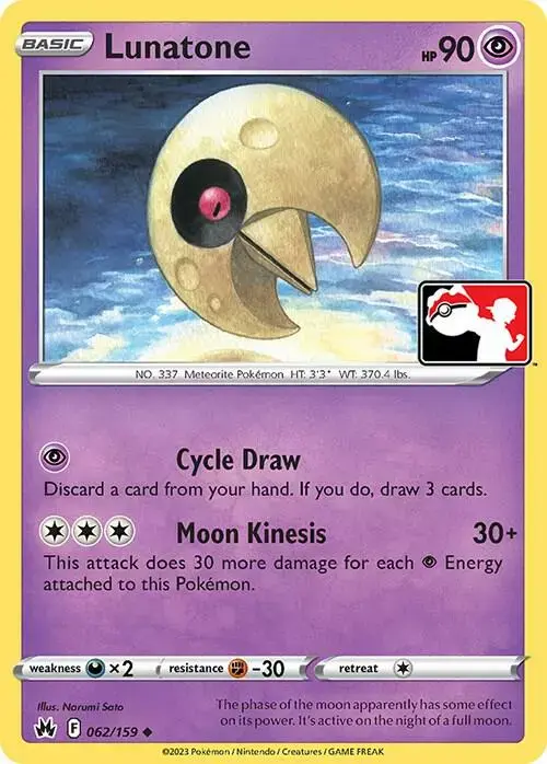Lunatone [Prize Pack] - Pokemon Prize Pack Series #62