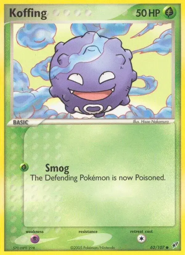 Koffing - Pokemon Deoxys #62