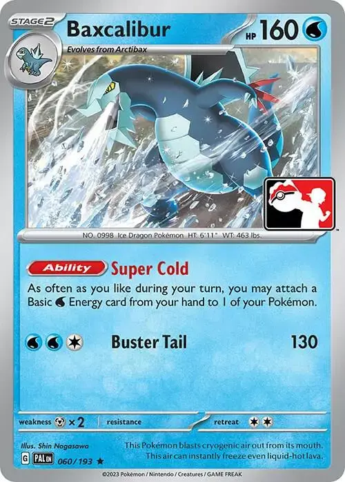 Baxcalibur [Prize Pack] - Pokemon Prize Pack Series #60