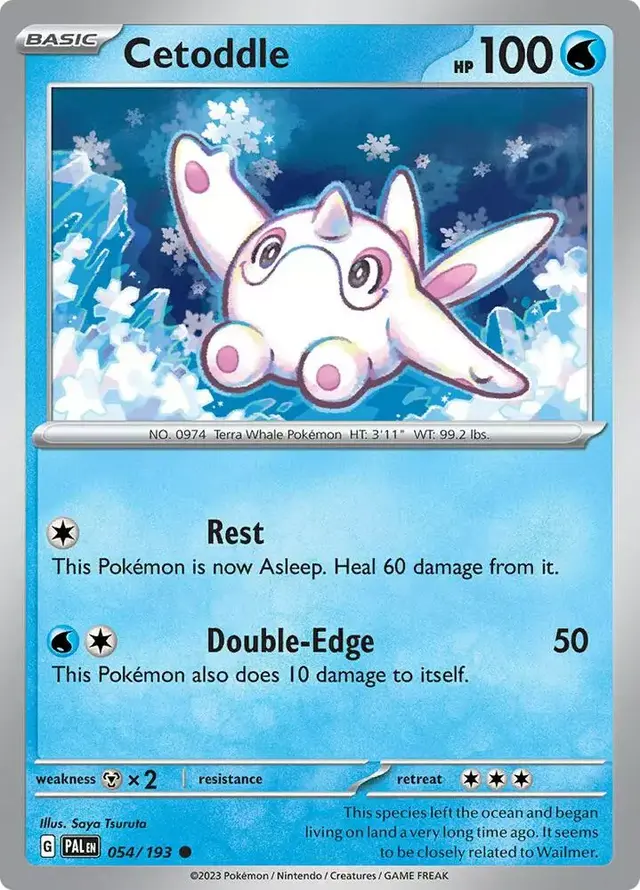 Cetoddle - Pokemon Paldea Evolved #54