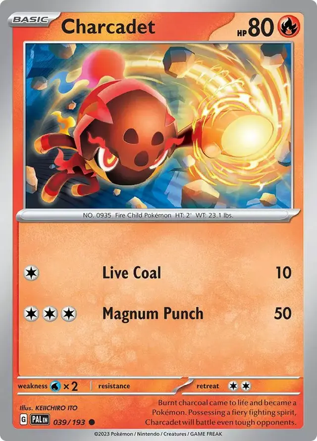 Charcadet - Pokemon Paldea Evolved #39