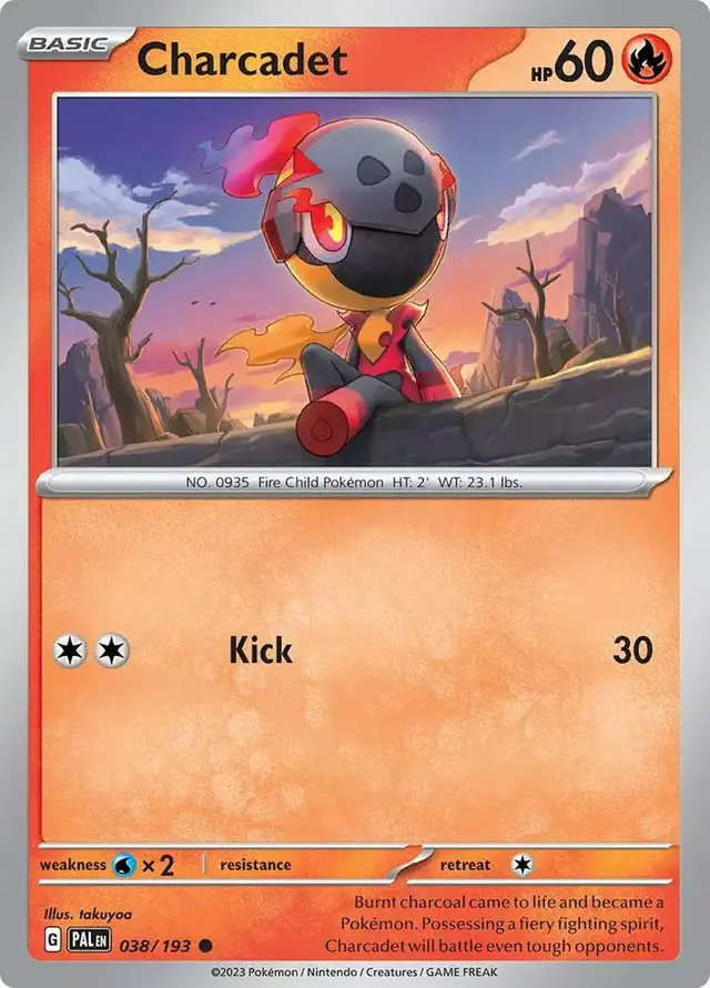 Charcadet [Reverse Holo] - Pokemon Paldea Evolved #38