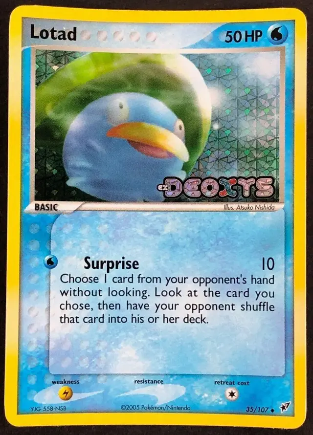 Lotad [Reverse Holo] - Pokemon Deoxys #35
