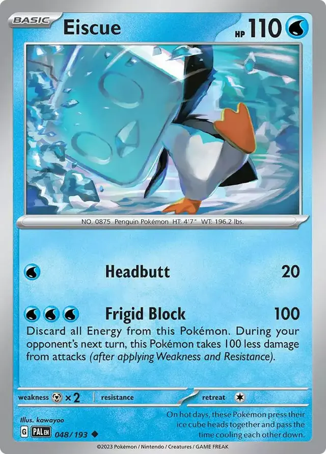 Eiscue - Pokemon Paldea Evolved #48