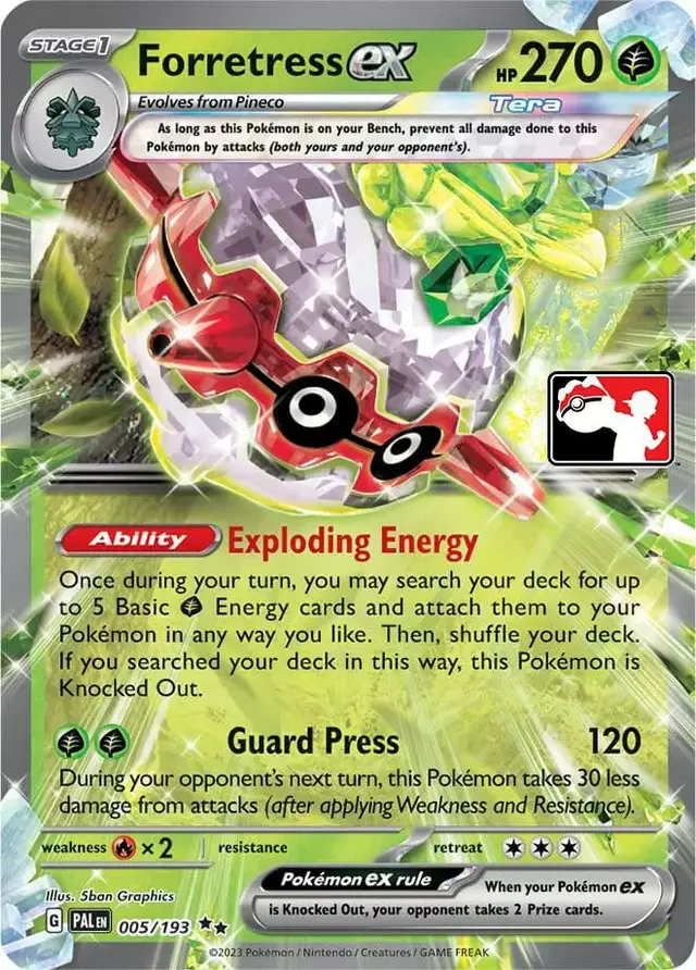 Forretress Ex [Prize Pack] - Pokemon Prize Pack Series #5