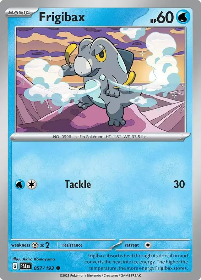 Frigibax - Pokemon Paldea Evolved #57