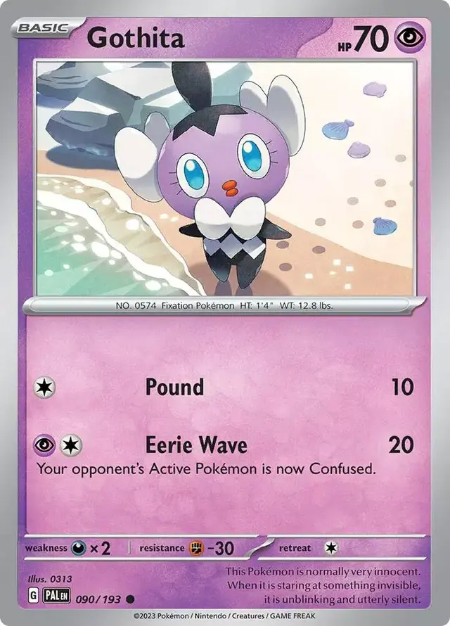 Gothita - Pokemon Paldea Evolved #90