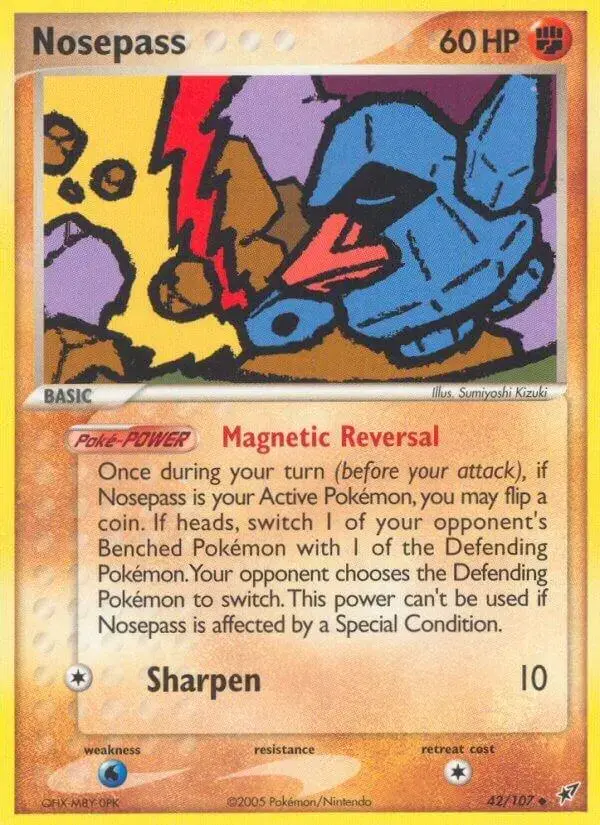 Nosepass - Pokemon Deoxys #42