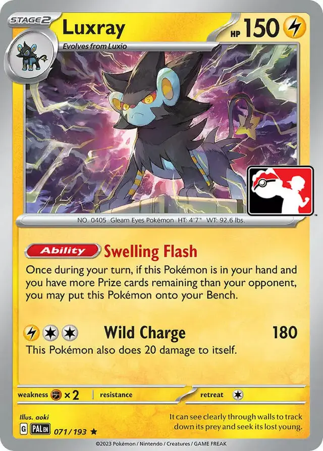 Luxray [Prize Pack] - Pokemon Prize Pack Series #71