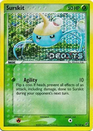 Surskit [Reverse Holo] - Pokemon Deoxys #78