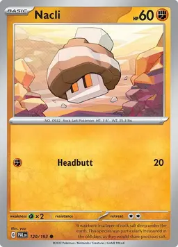 Nacli - Pokemon Paldea Evolved