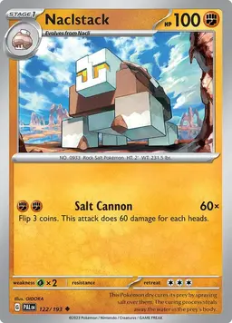 Naclstack [Reverse Holo] - Pokemon Paldea Evolved