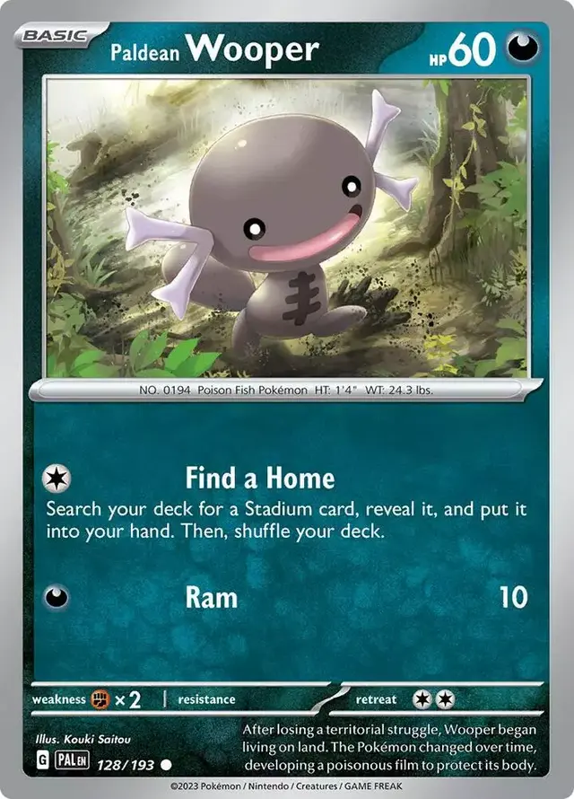 Paldean Wooper [Reverse Holo]