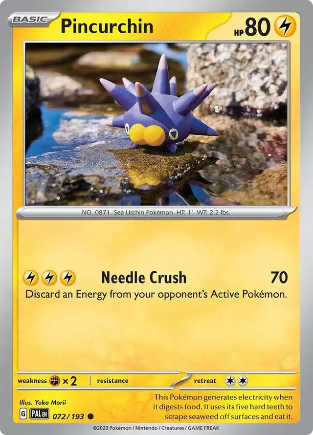 Pincurchin [Reverse Holo] - Pokemon Paldea Evolved #72