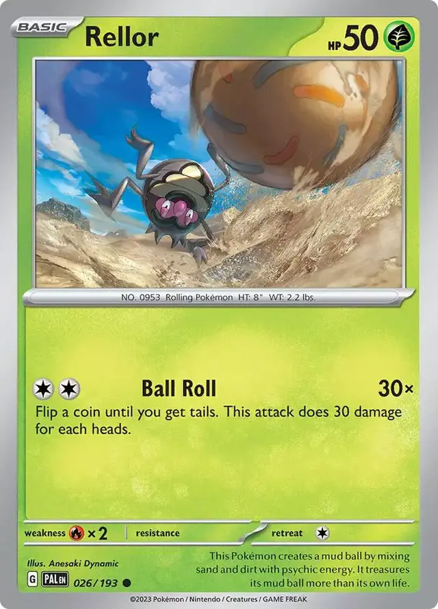 Rellor - Pokemon Paldea Evolved #26