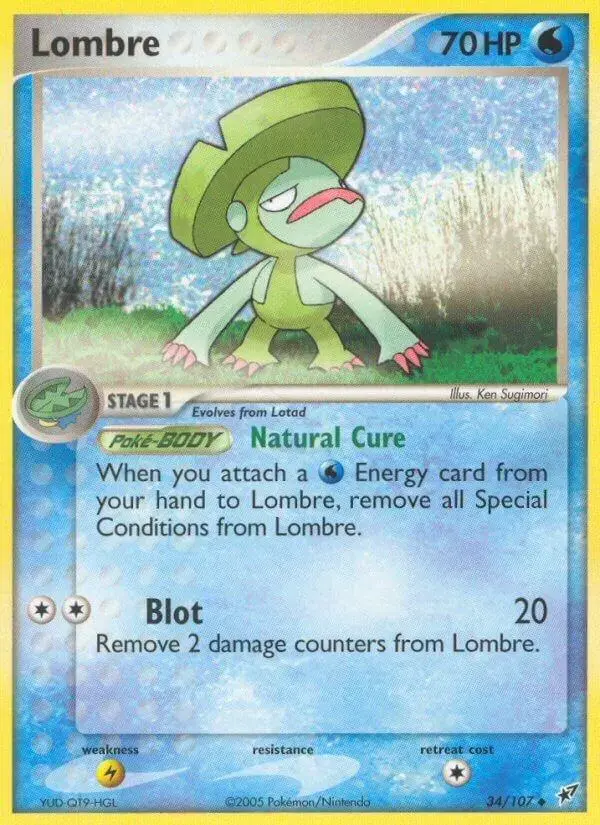 Lombre - Pokemon Deoxys #34