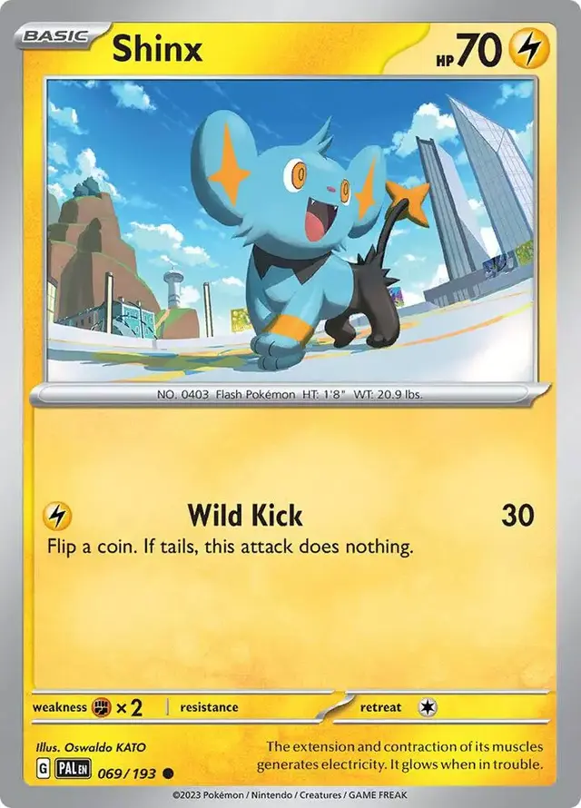 Shinx [Reverse Holo] - Pokemon Paldea Evolved #69