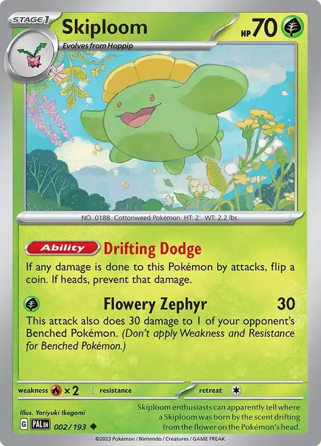 Skiploom - Pokemon Paldea Evolved #2