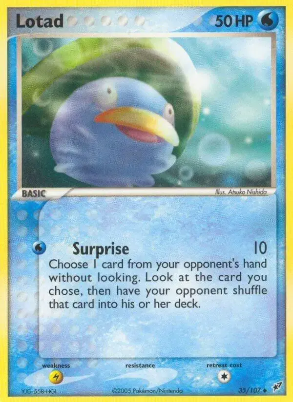 Lotad - Pokemon Deoxys #35