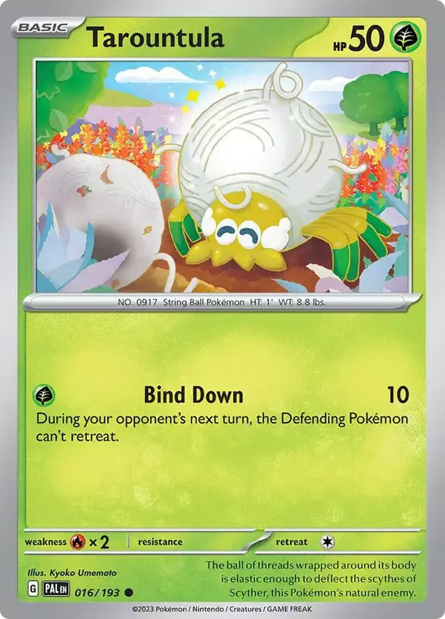 Tarountula [Reverse Holo] - Pokemon Paldea Evolved #16