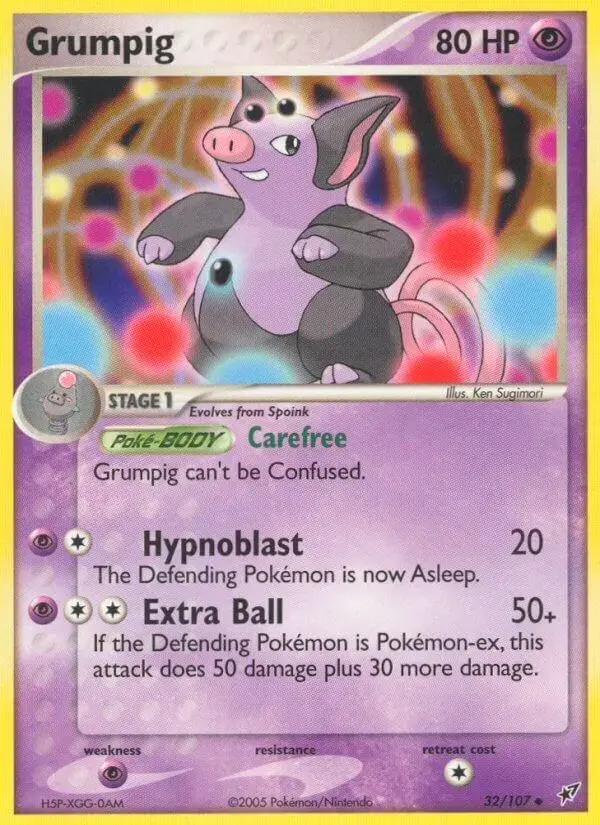 Grumpig - Pokemon Deoxys #32