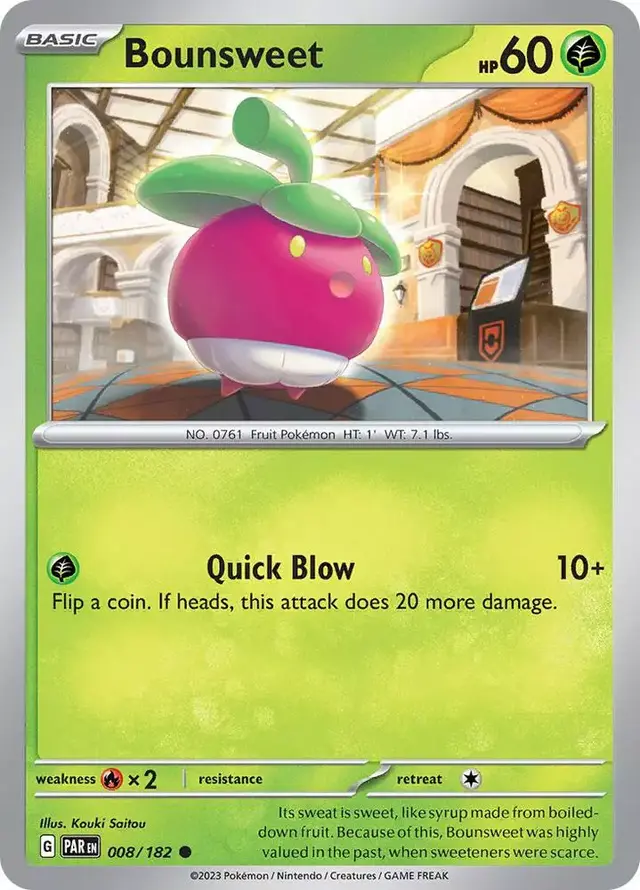 Bounsweet - Pokemon Paradox Rift #8