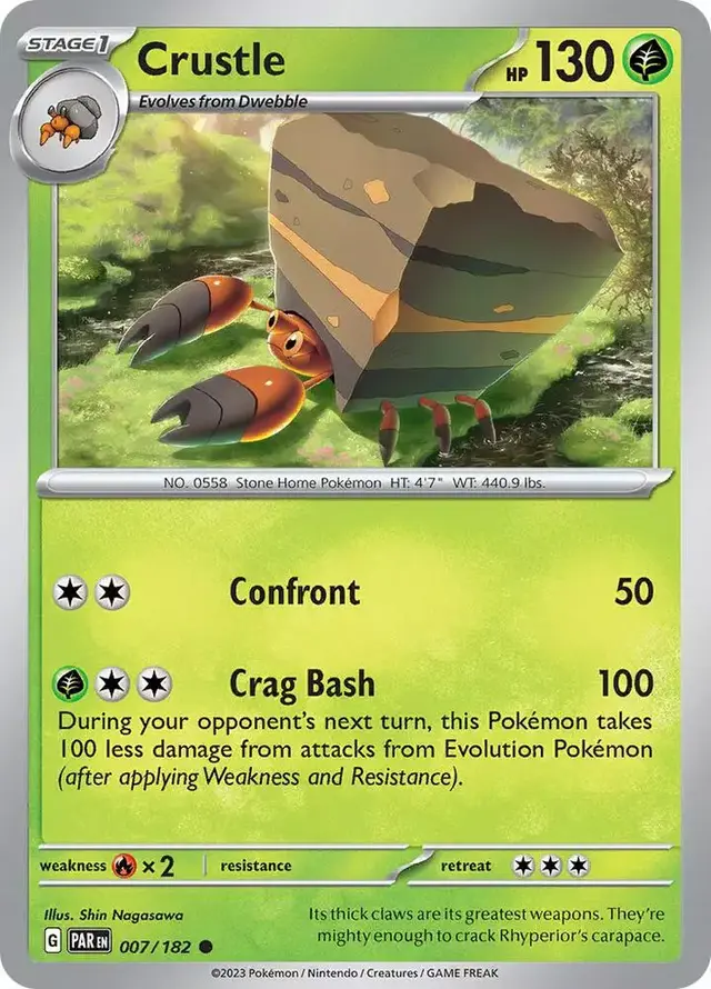 Crustle - Pokemon Paradox Rift #7