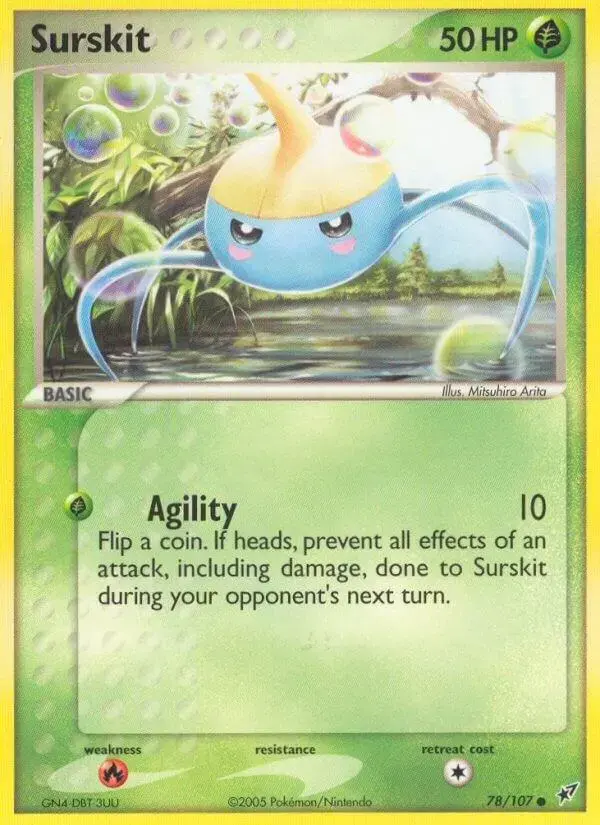 Surskit - Pokemon Deoxys #78