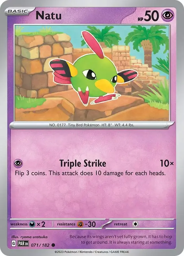 Natu - Pokemon Paradox Rift #71