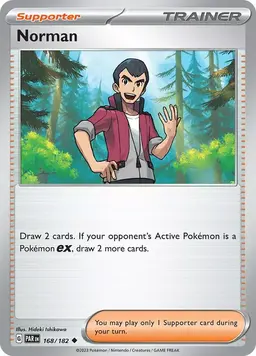 Norman [Reverse Holo] - Pokemon Paradox Rift