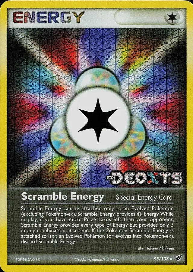Scramble Energy [Reverse Holo] - Pokemon Deoxys #95