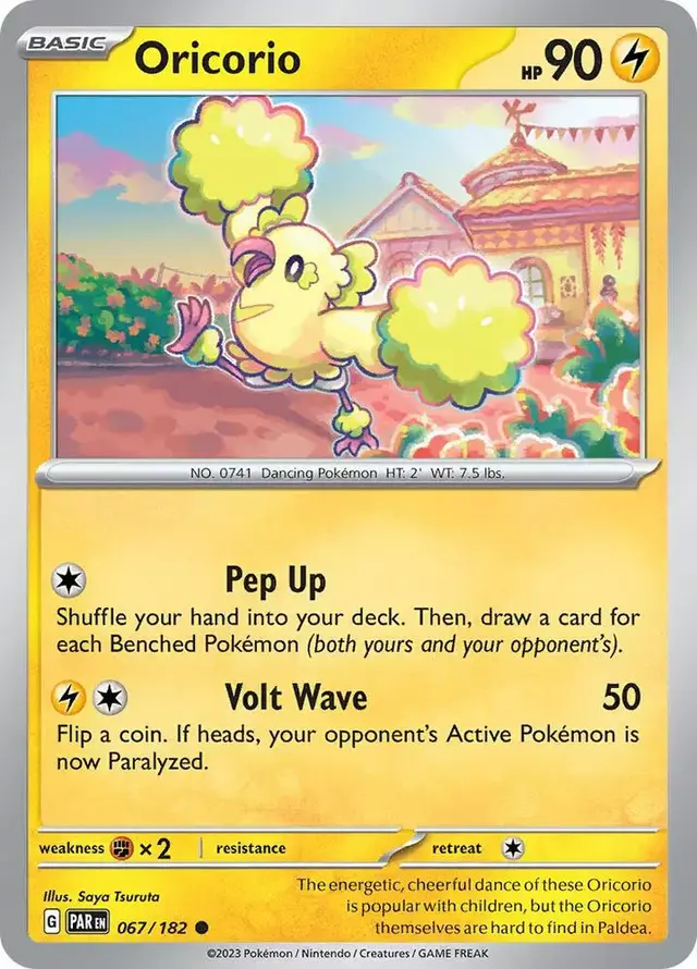 Oricorio - Pokemon Paradox Rift #67