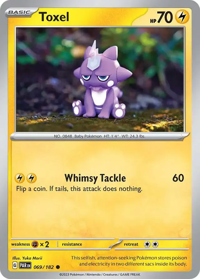 Toxel - Pokemon Paradox Rift #69