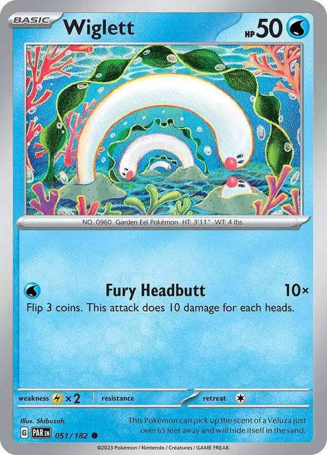 Wiglett #51 - Pokemon Paradox Rift