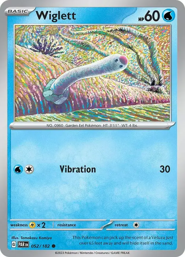 Wiglett - Pokemon Paradox Rift #52
