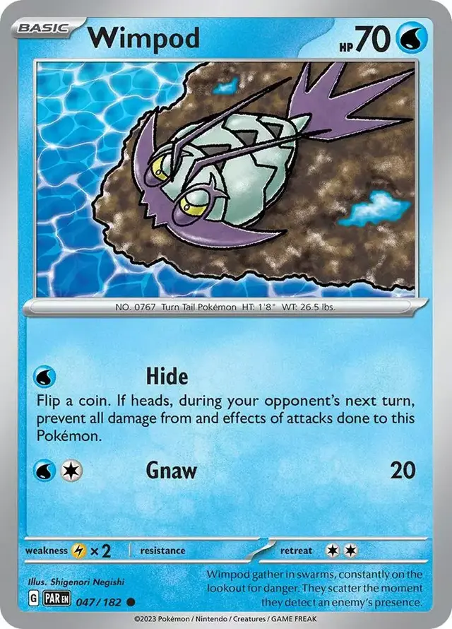 Wimpod - Pokemon Paradox Rift #47