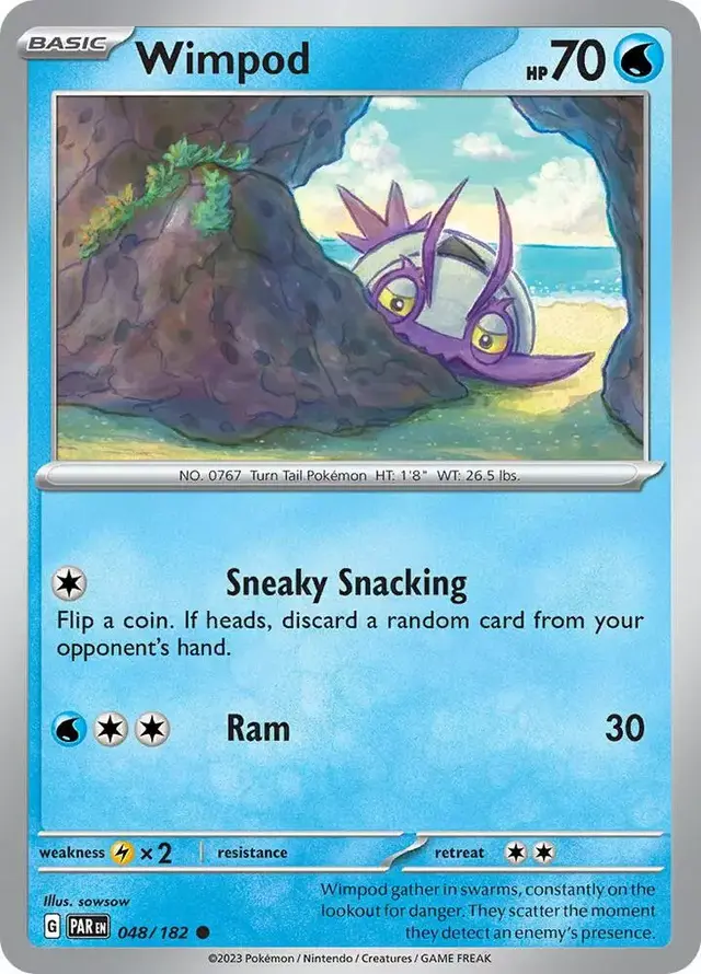 Wimpod - Pokemon Paradox Rift #48