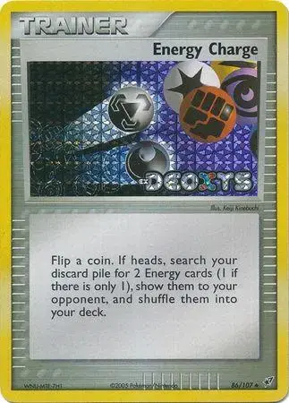 Energy Charge [Reverse Holo] - Pokemon Deoxys #86
