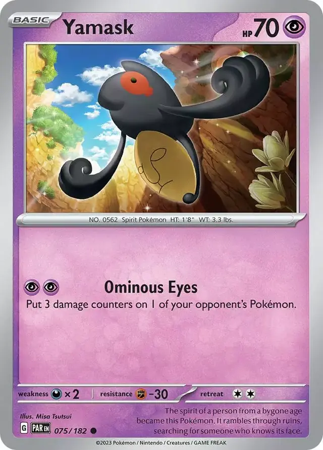 Yamask - Pokemon Paradox Rift #75